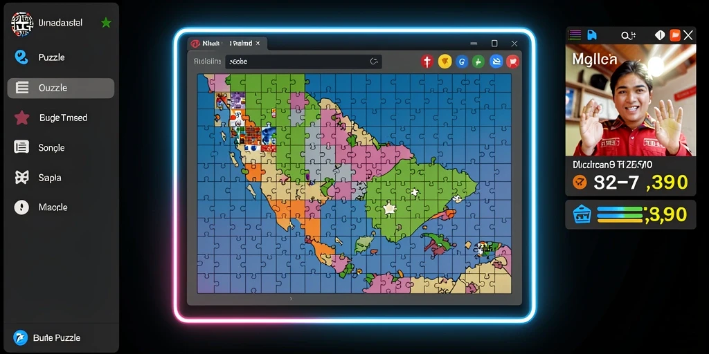 Screenshot menampilkan tantangan yang mendebarkan.